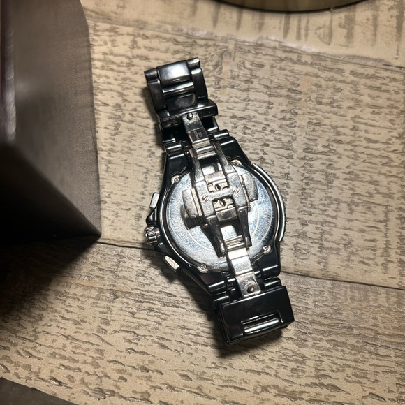 Michael Kors Black Ceramic Watch with Diamond Accent - Picture 7 of 8